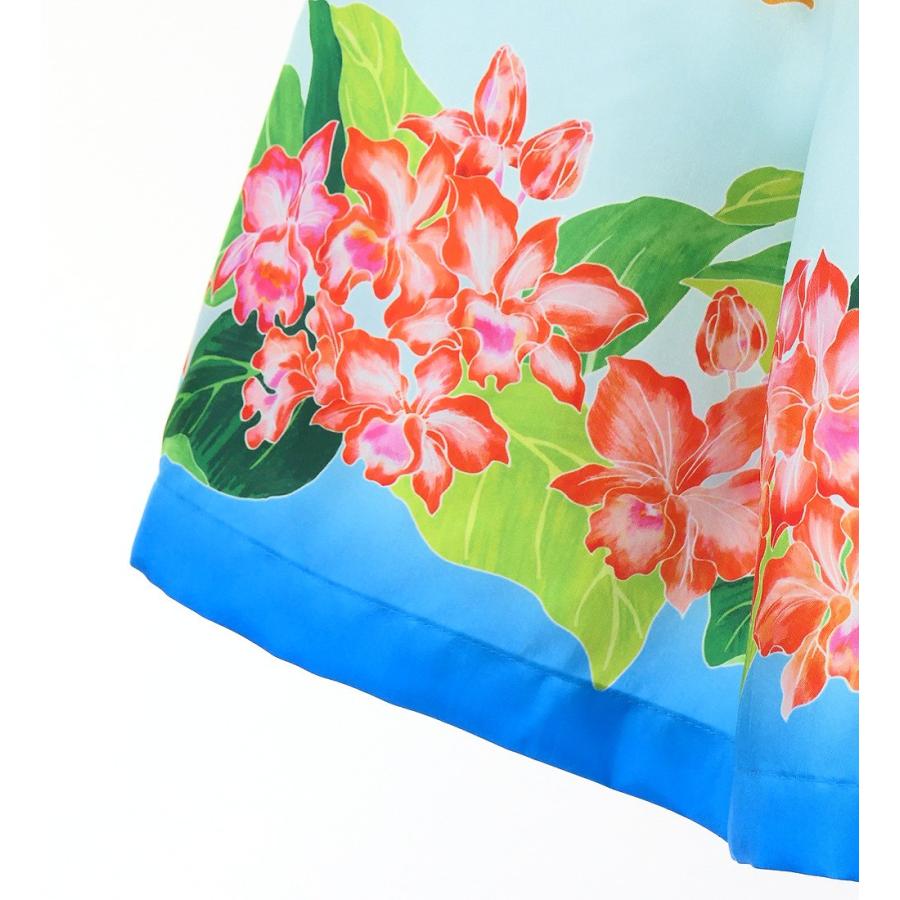 フラダンス 選べるトップス＆パウスカート カトレア×レイ ブルー J3228bl |  | 06