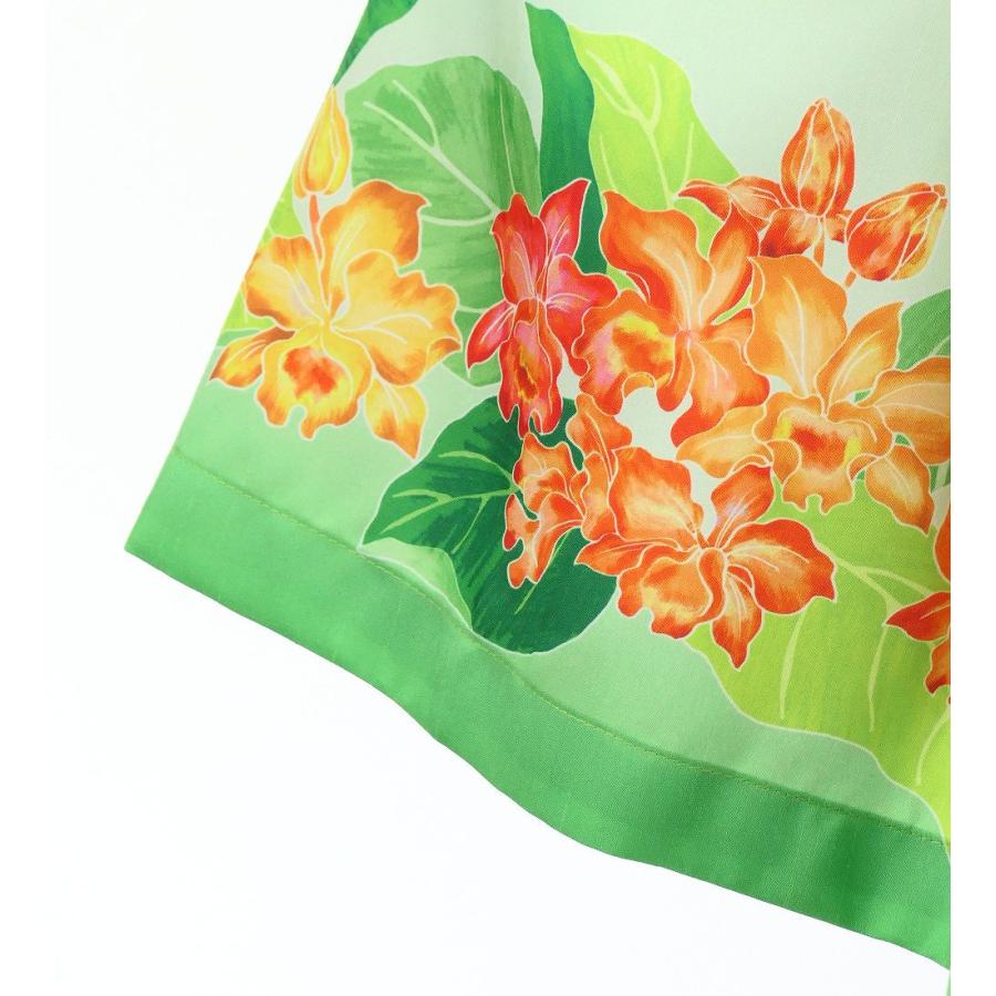 フラダンス 選べるトップス＆パウスカート カトレア×レイ グリーン J3228gr |  | 06