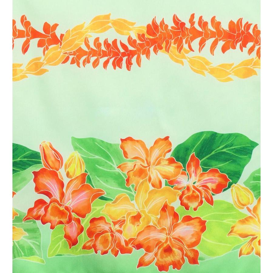 フラダンス 選べるトップス＆パウスカート カトレア×レイ グリーン J3228gr |  | 07