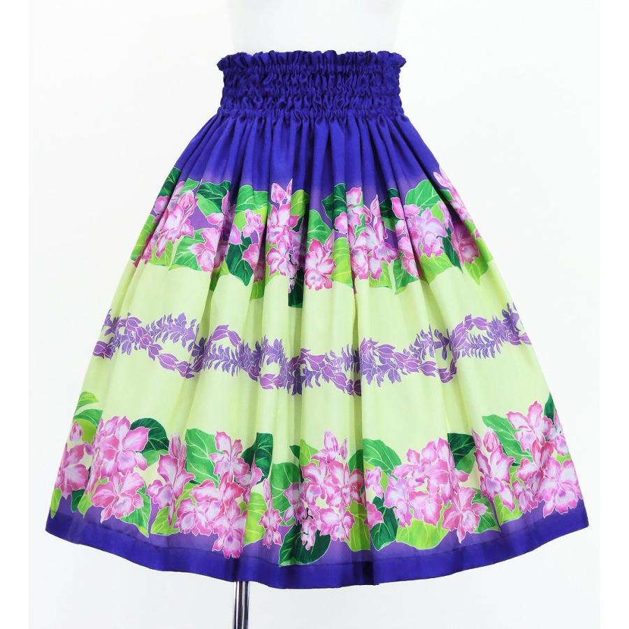 フラダンス 選べるトップス＆パウスカート カトレア×レイ パープル J3228pu |  | 04