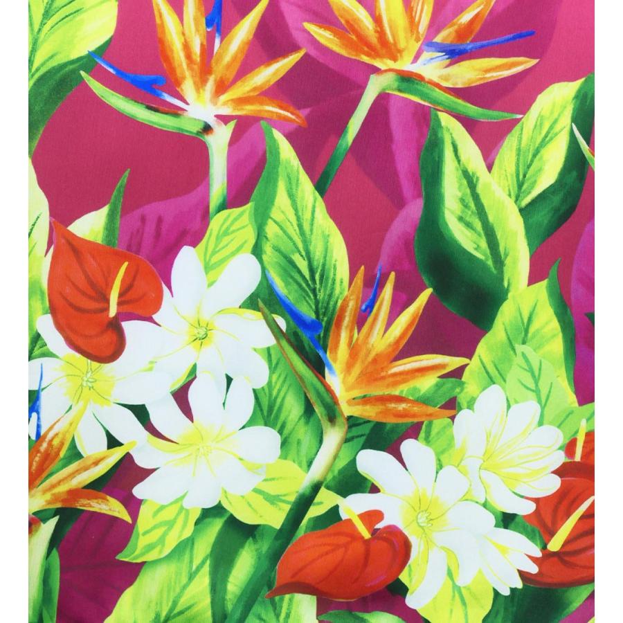 フラダンス 選べるトップス＆パウスカート ハワイアンフラワー＆リーフ J3256-2 |  | 07