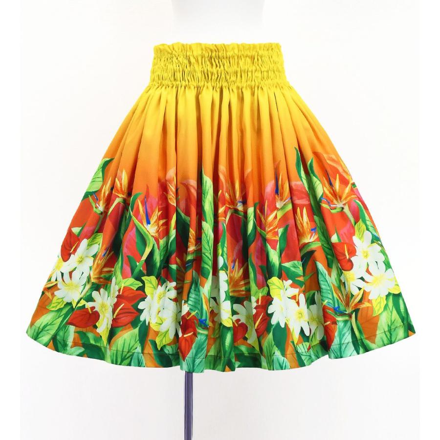 フラダンス 選べるトップス＆パウスカート ハワイアンフラワー＆リーフ J3256-3 |  | 04