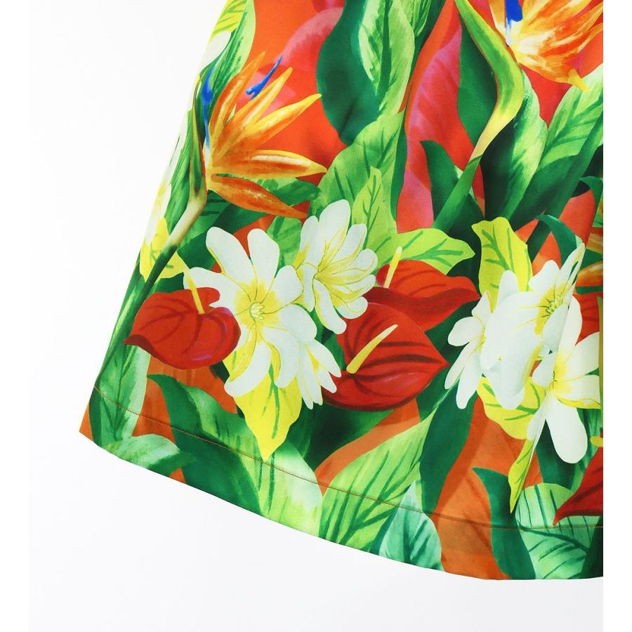 フラダンス 選べるトップス＆パウスカート ハワイアンフラワー＆リーフ J3256-3 |  | 06