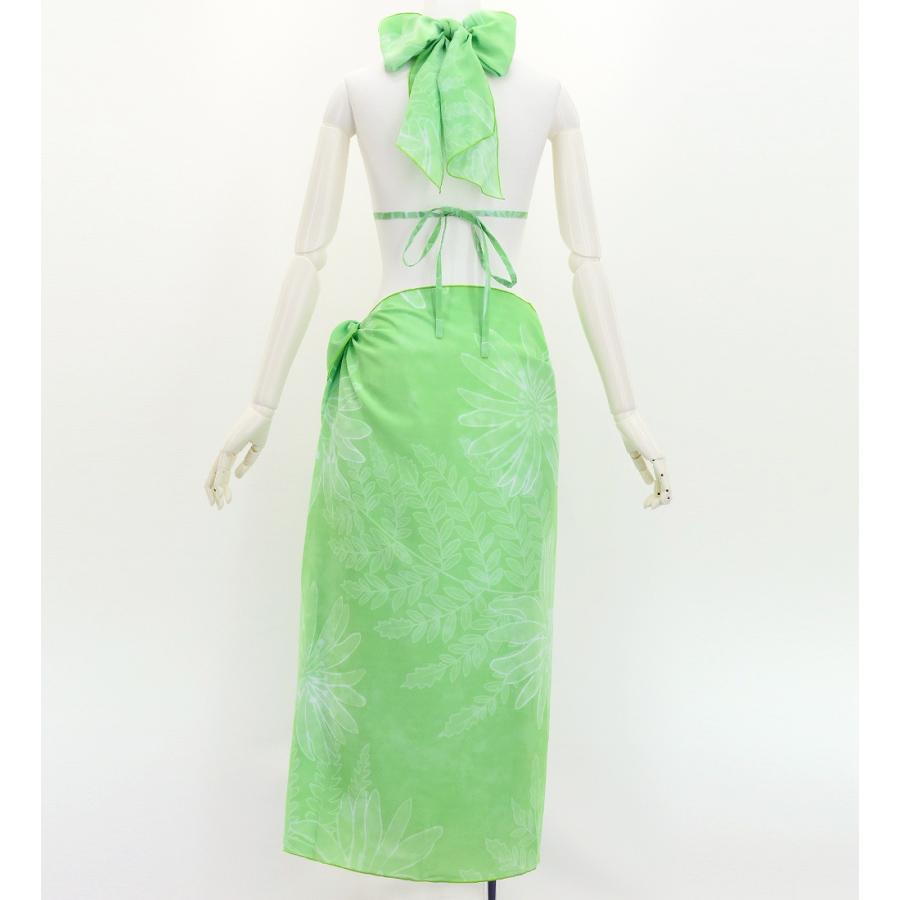 ショートパレオ＆2WAYブラトップ セット リリー グリーン J3259-9 |  | 03