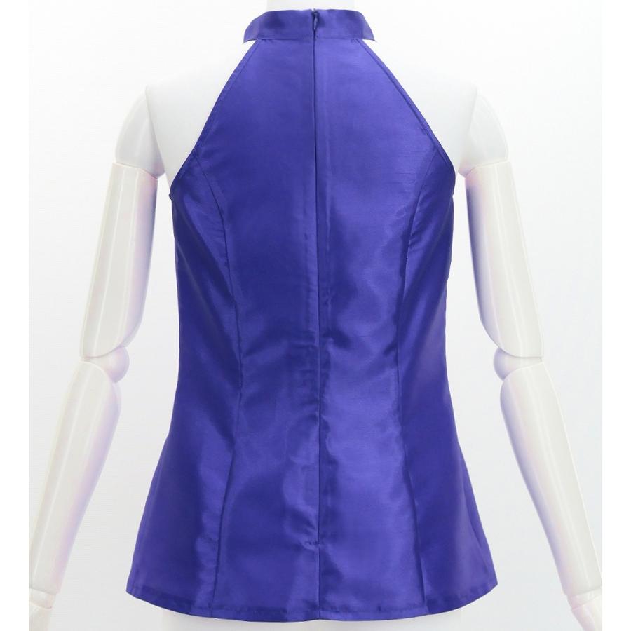 フラダンス シャンタン アメリカンスリーブ ブラウス ロイヤルブルー S・M・Lサイズ J3263rbl |  | 01