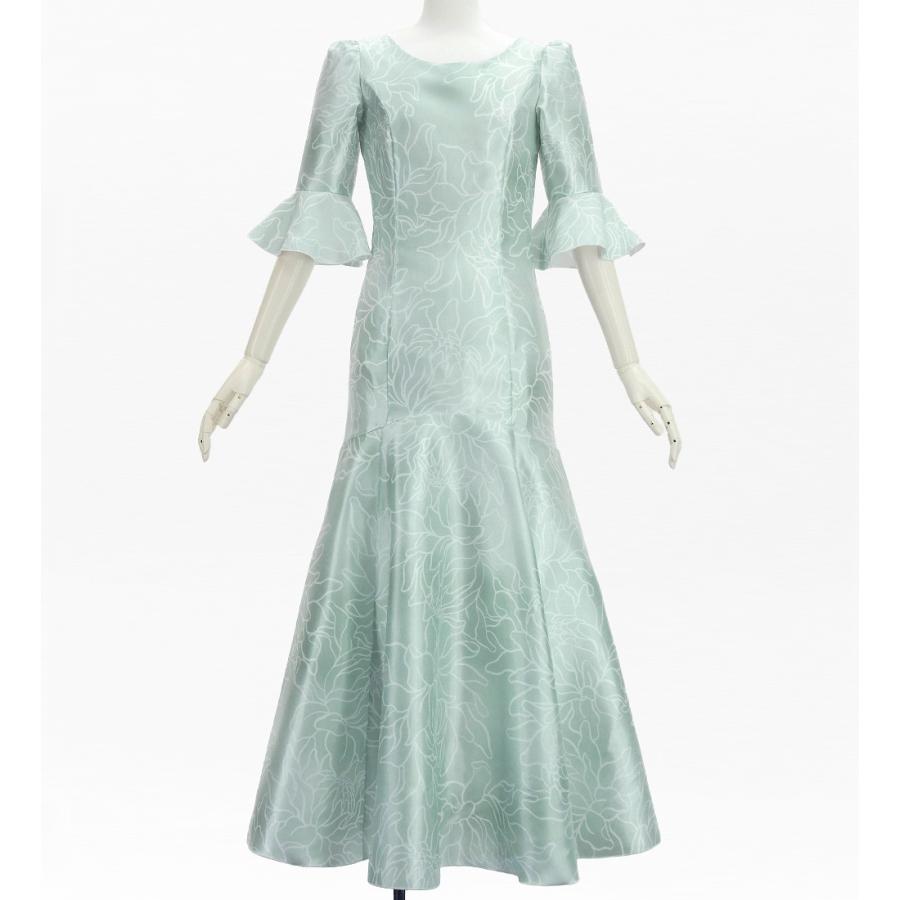 フラダンス [S・M・Lサイズ] フリル袖 シャンタンドレス プロテア シルバー J3266sl | 