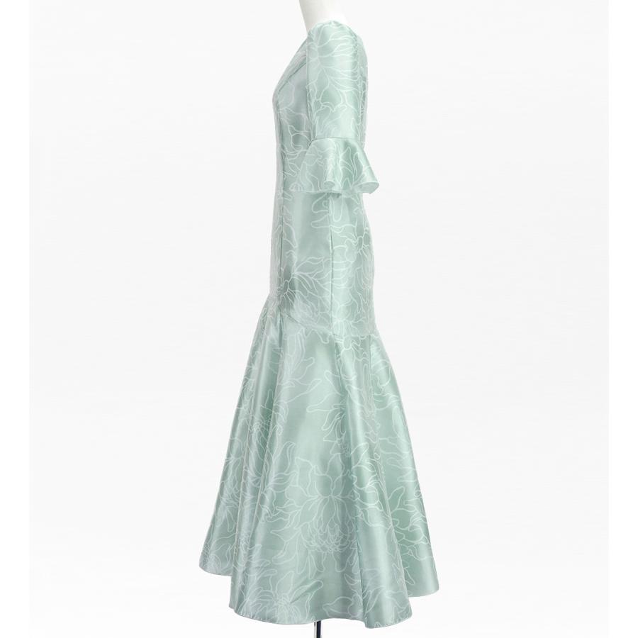 フラダンス [S・M・Lサイズ] フリル袖 シャンタンドレス プロテア シルバー J3266sl |  | 01