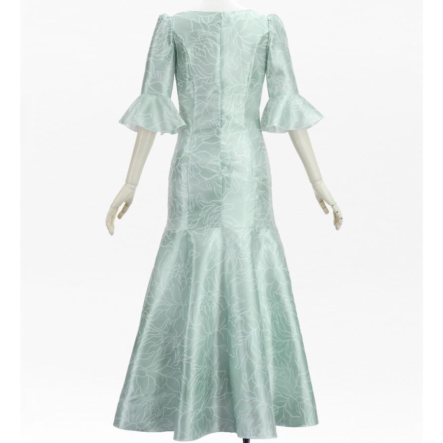 フラダンス [S・M・Lサイズ] フリル袖 シャンタンドレス プロテア シルバー J3266sl |  | 02