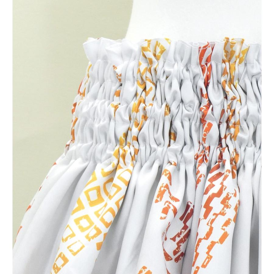 フラダンス シャンタン パウスカート シングル カヒコ ホワイト J3271wh |  | 05