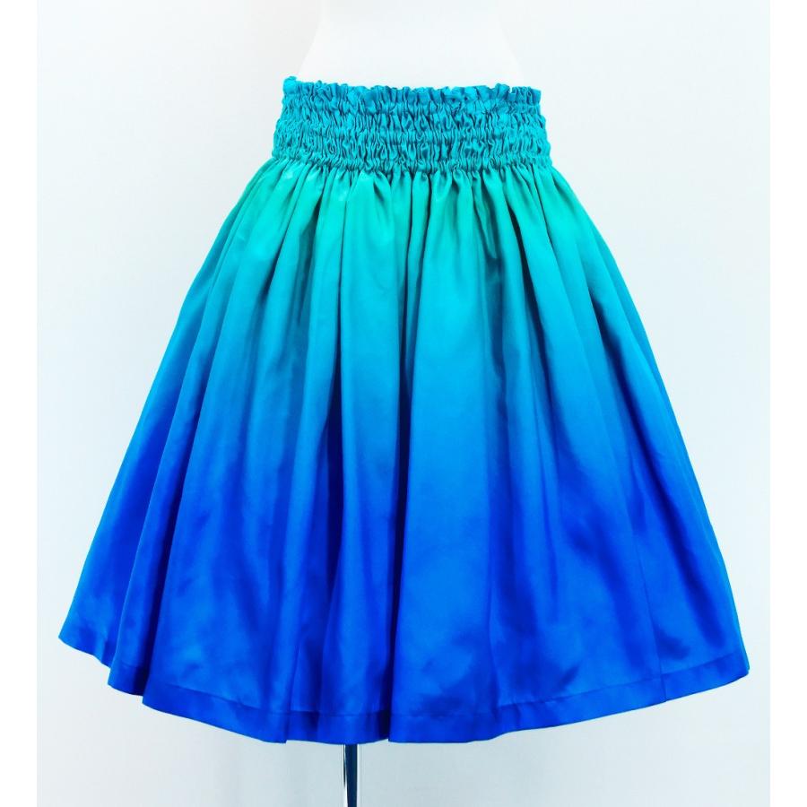 フラダンス シャンタン パウスカート シングル ブルー×ブルー J3277blbl |  | 04