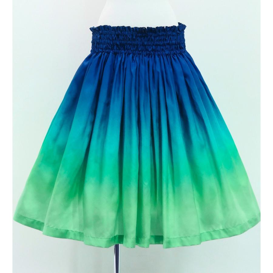 フラダンス シャンタン パウスカート シングル ダークブルー×ライトグリーン J3277dbllgr |  | 04