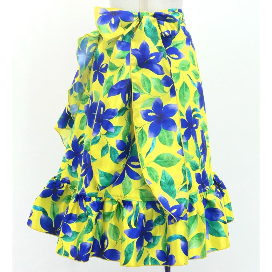 フラダンス ケイキ 巻きスカート シャンタン ハイビスカス イエロー 120・140サイズ Jp150 |  | 04