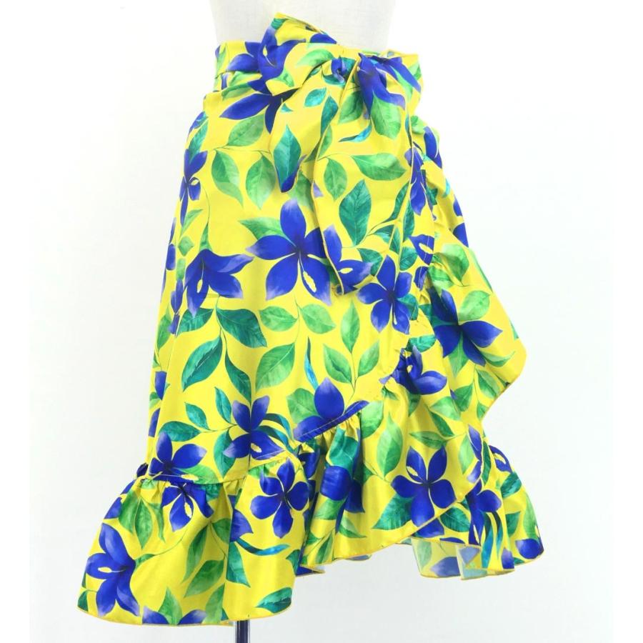 フラダンス ケイキ 巻きスカート シャンタン ハイビスカス イエロー 120・140サイズ Jp150 |  | 05