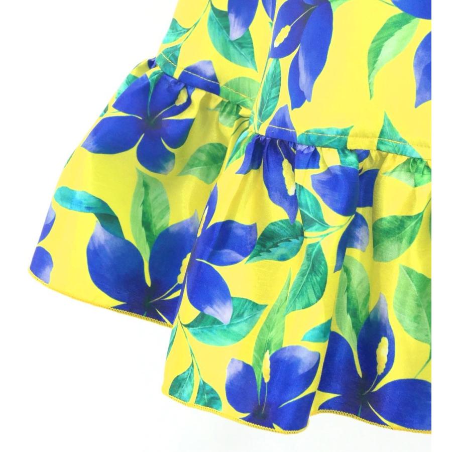 フラダンス ケイキ 巻きスカート シャンタン ハイビスカス イエロー 120・140サイズ Jp150 |  | 06