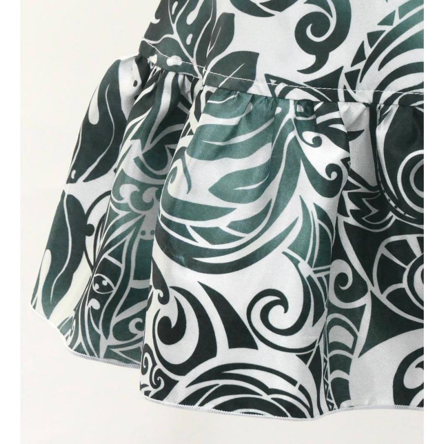 フラダンス ケイキ 巻きスカート シャンタン ホヌ×カヒコ ホワイト×ブラック 120・140サイズ Jp151 |  | 06