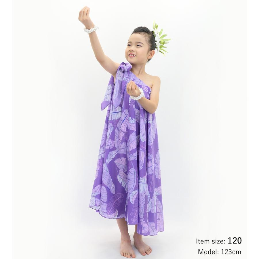 フラドレス ケイキ [120・140] コシボ ベアトップドレス ロング丈 バナナリーフ ライトパープル Jp167-2 |  | 01