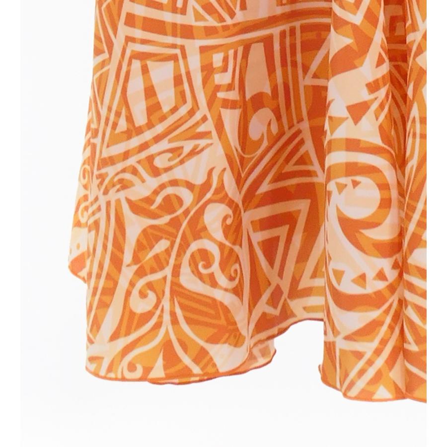 フラドレス ケイキ [120・140] コシボ ベアトップドレス ロング丈 カヒコ ベージュ×ライトオレンジ Jp167-3 |  | 10