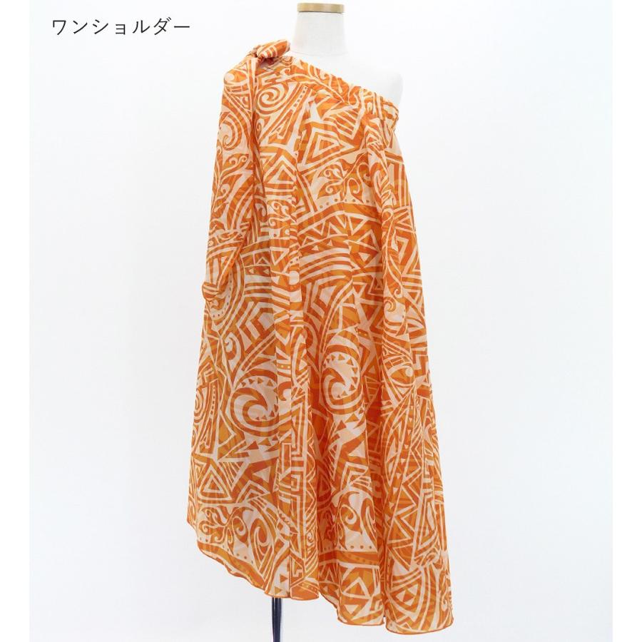 フラドレス ケイキ [120・140] コシボ ベアトップドレス ロング丈 カヒコ ベージュ×ライトオレンジ Jp167-3 |  | 06