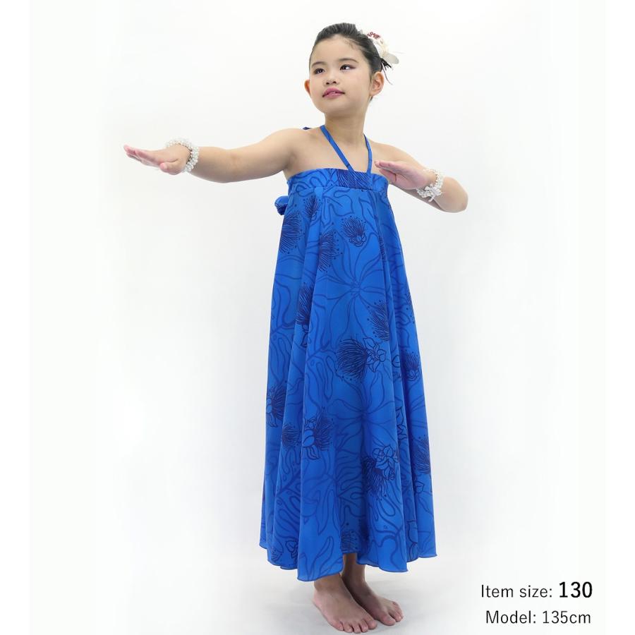 フラドレス ケイキ [120・140] コシボ ベアトップドレス ロング丈 レフア ネイビー Jp167-4 |  | 01