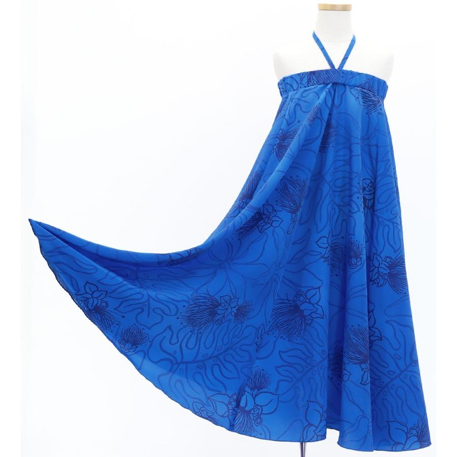 フラドレス ケイキ [120・140] コシボ ベアトップドレス ロング丈 レフア ネイビー Jp167-4 |  | 08