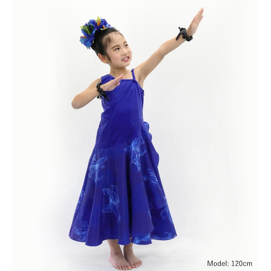 新品未使用】フラダンス衣装 ノースリーブワンピース ブルー 【公式通販】