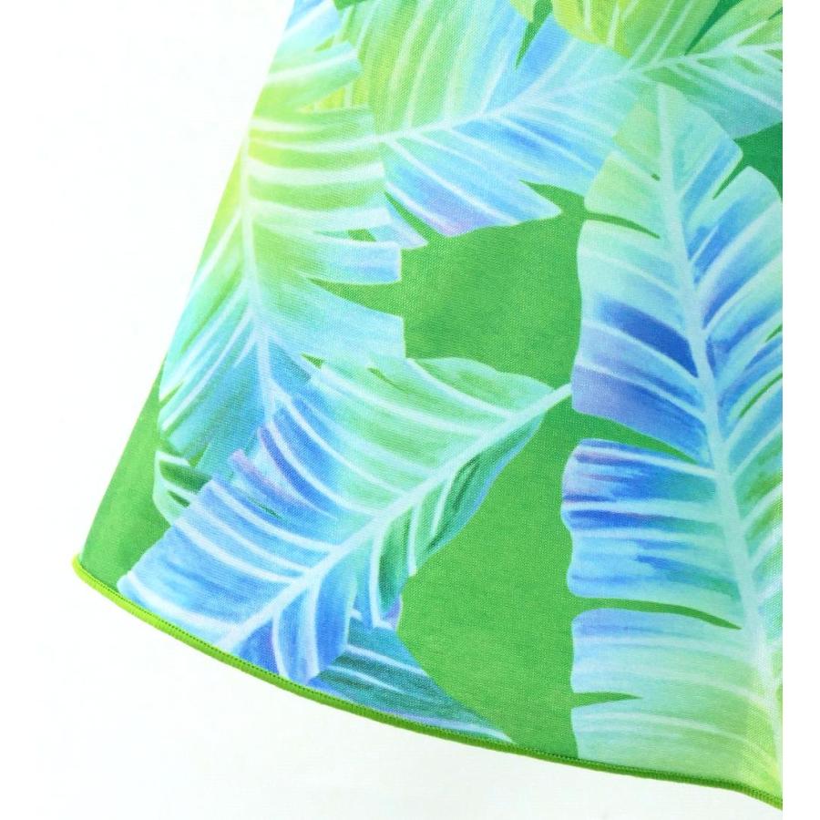 フラダンス ケイキ ロングサーキュラースカート バナナリーフ イエローグリーン 120・140サイズ Jp170-1 |  | 07