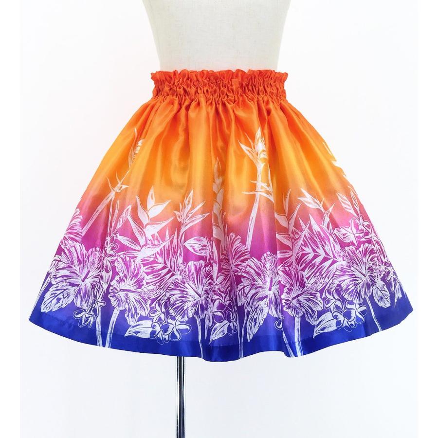 フラダンス ケイキ シャンタン パウスカート ハワイアンフラワー Jp173-3 |  | 04