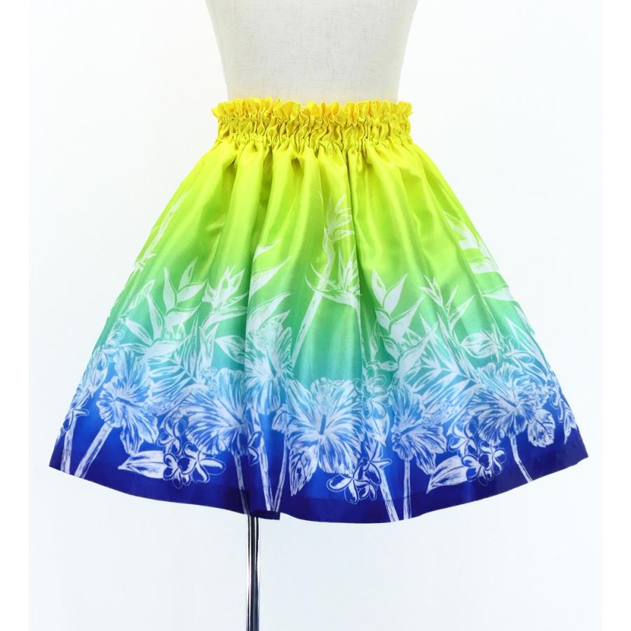 フラダンス ケイキ シャンタン パウスカート ハワイアンフラワー Jp173-5 |  | 04