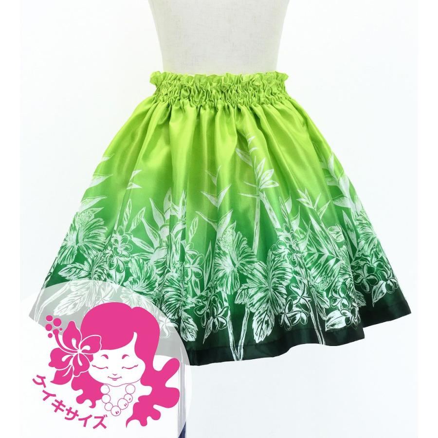 フラダンス ケイキ シャンタン パウスカート ハワイアンフラワー Jp173-6 | 