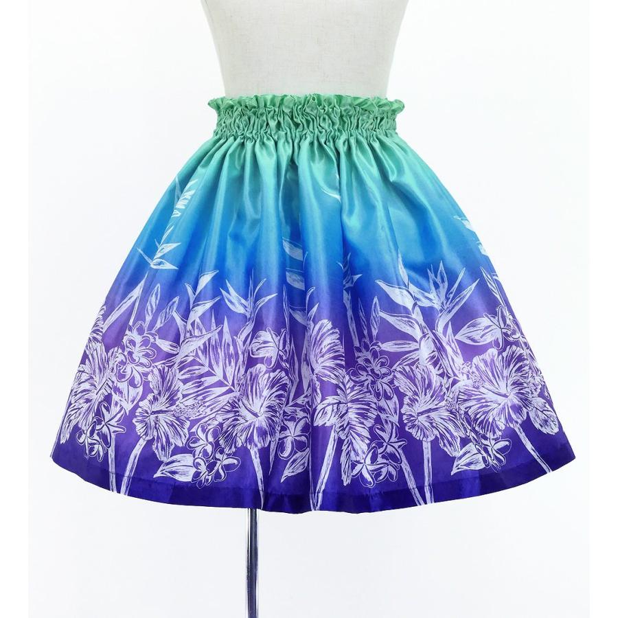 フラダンス ケイキ シャンタン パウスカート ハワイアンフラワー Jp173-7 |  | 04