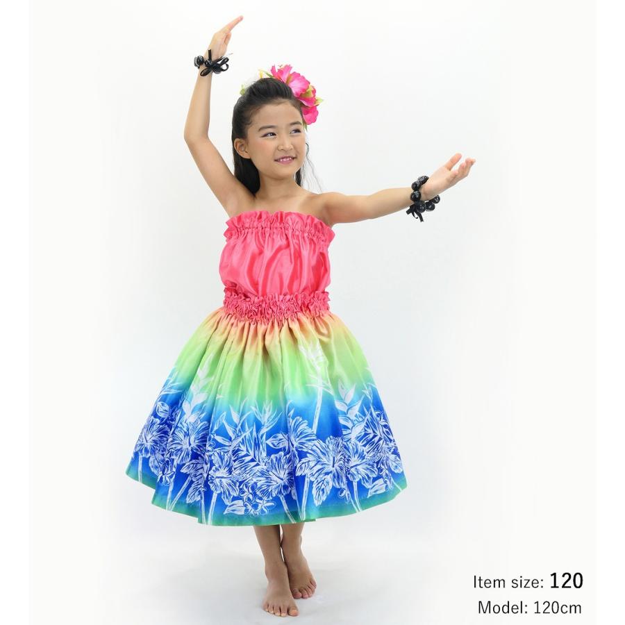フラダンス ケイキ 選べるトップス セットアップ ハワイアンフラワー