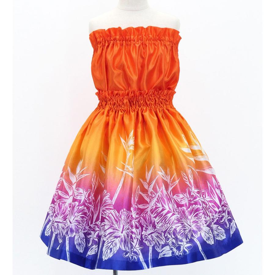 フラダンス ケイキ 選べるトップス セットアップ ハワイアンフラワー 120・140サイズ Jp174-3 |  | 05