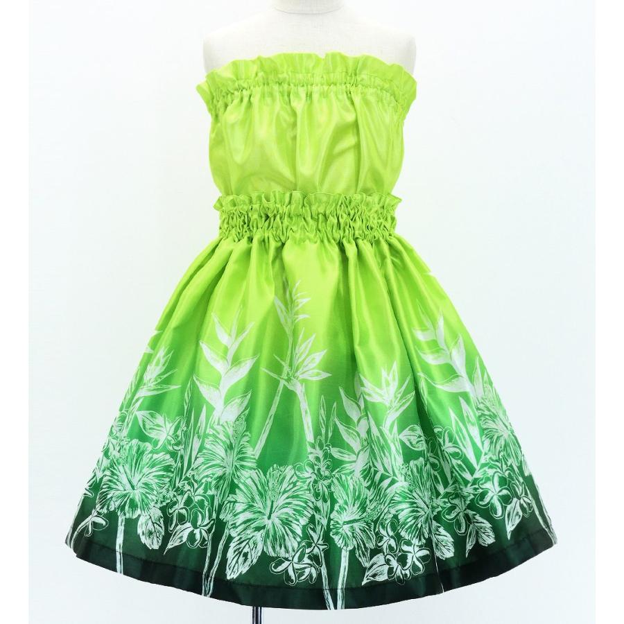 フラダンス ケイキ 選べるトップス セットアップ ハワイアンフラワー 120・140サイズ Jp174-6 |  | 05