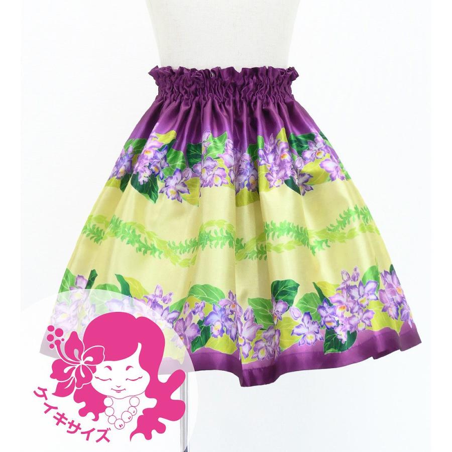 フラダンス ケイキ シャンタン パウスカート カトレア×レイ レッドパープル Jp177rdpu | 
