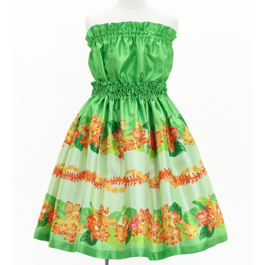 フラダンス ケイキ 選べるトップス セットアップ カトレア×レイ グリーン 120・140サイズ Jp178gr |  | 05