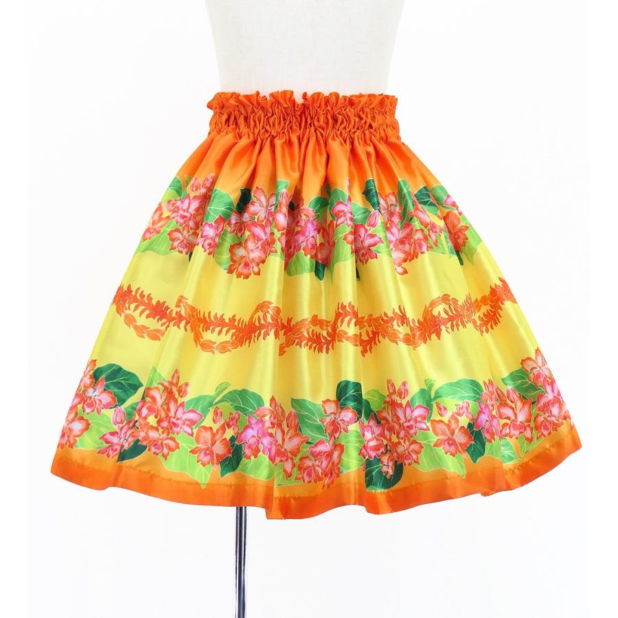 フラダンス ケイキ 選べるトップス セットアップ カトレア×レイ オレンジ 120・140サイズ Jp178or |  | 06