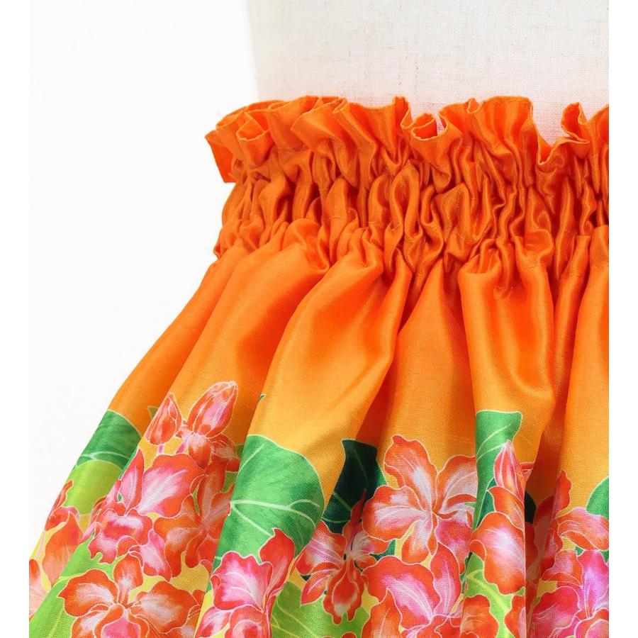 フラダンス ケイキ 選べるトップス セットアップ カトレア×レイ オレンジ 120・140サイズ Jp178or |  | 07