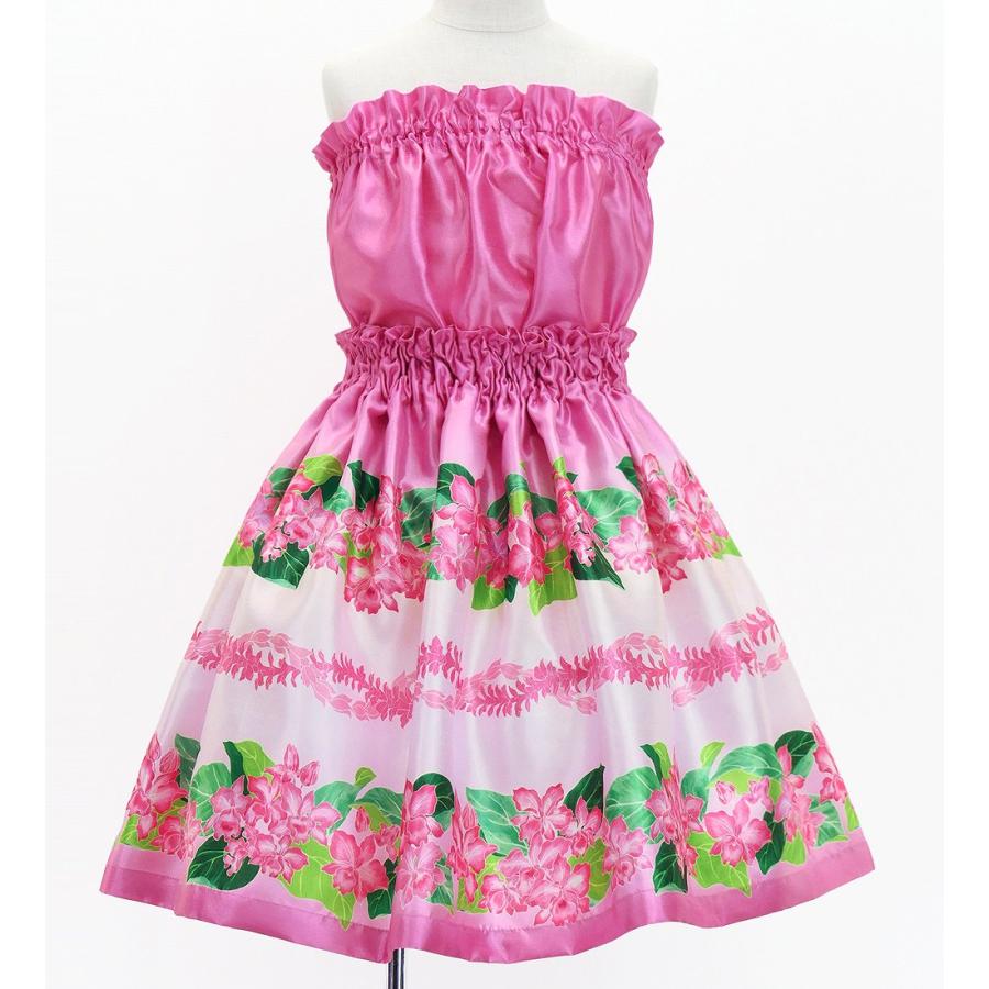 フラダンス ケイキ 選べるトップス セットアップ カトレア×レイ ピンク 120・140サイズ Jp178pi |  | 05