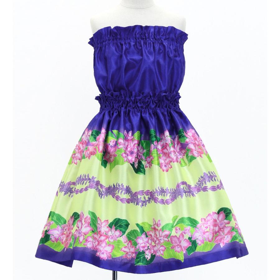 フラダンス ケイキ 選べるトップス セットアップ カトレア×レイ パープル 120・140サイズ Jp178pu |  | 05