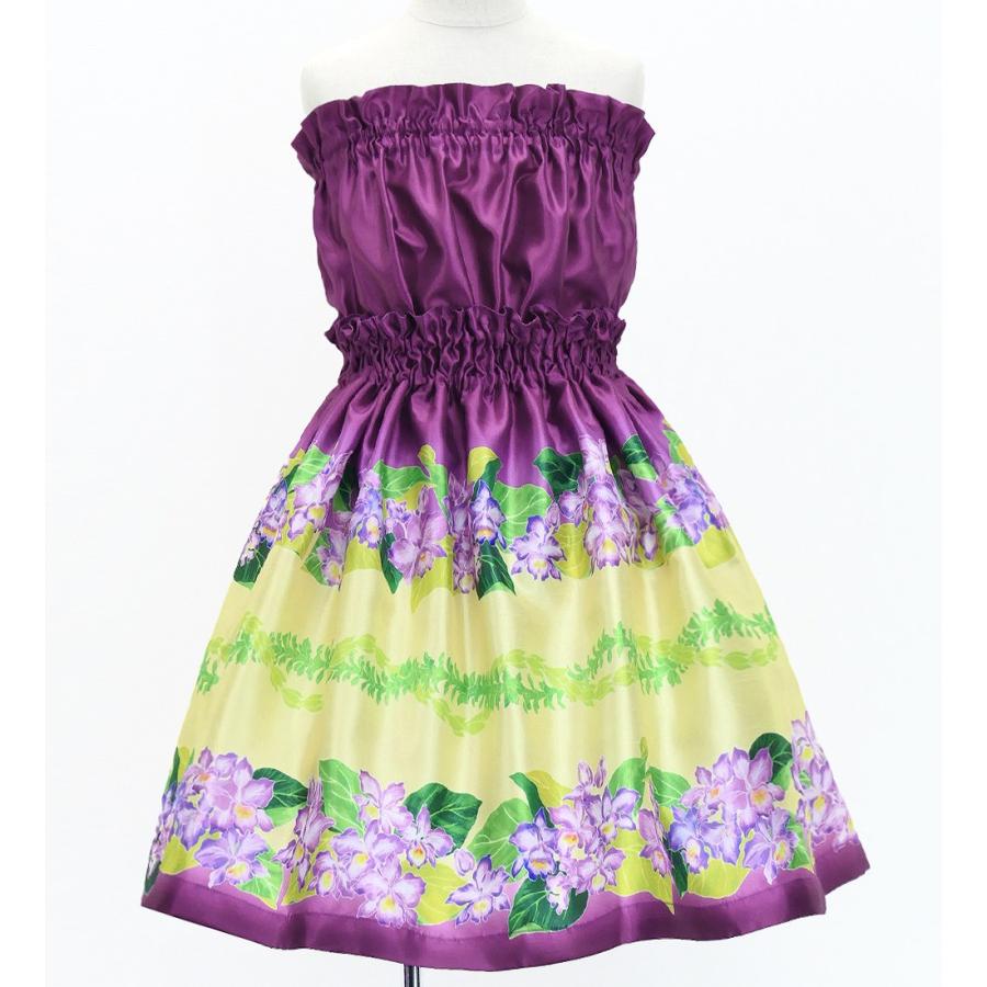 フラダンス ケイキ 選べるトップス セットアップ カトレア×レイ レッドパープル 120・140サイズ Jp178rdpu |  | 05