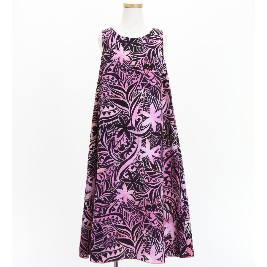 フラドレス ケイキ [120・140] コシボ ノースリーブドレス  ロング丈 ヘリコニア ピンク Jp180-1 |  | 03