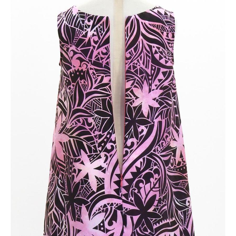 フラドレス ケイキ [120・140] コシボ ノースリーブドレス  ロング丈 ヘリコニア ピンク Jp180-1 |  | 06