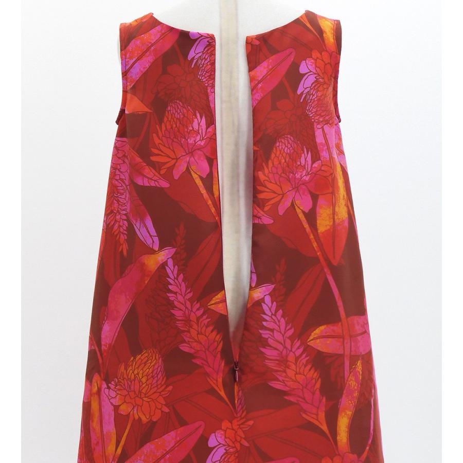 フラドレス ケイキ [120・140] コシボ ノースリーブドレス  ロング丈 ジンジャー レッド Jp180-2 |  | 06