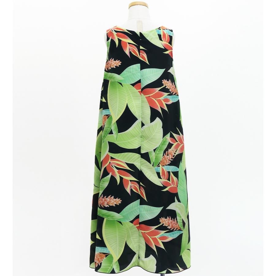 フラドレス ケイキ [120・140] コシボ ノースリーブドレス  ロング丈 ヘリコニア ブラック Jp180-4 |  | 04