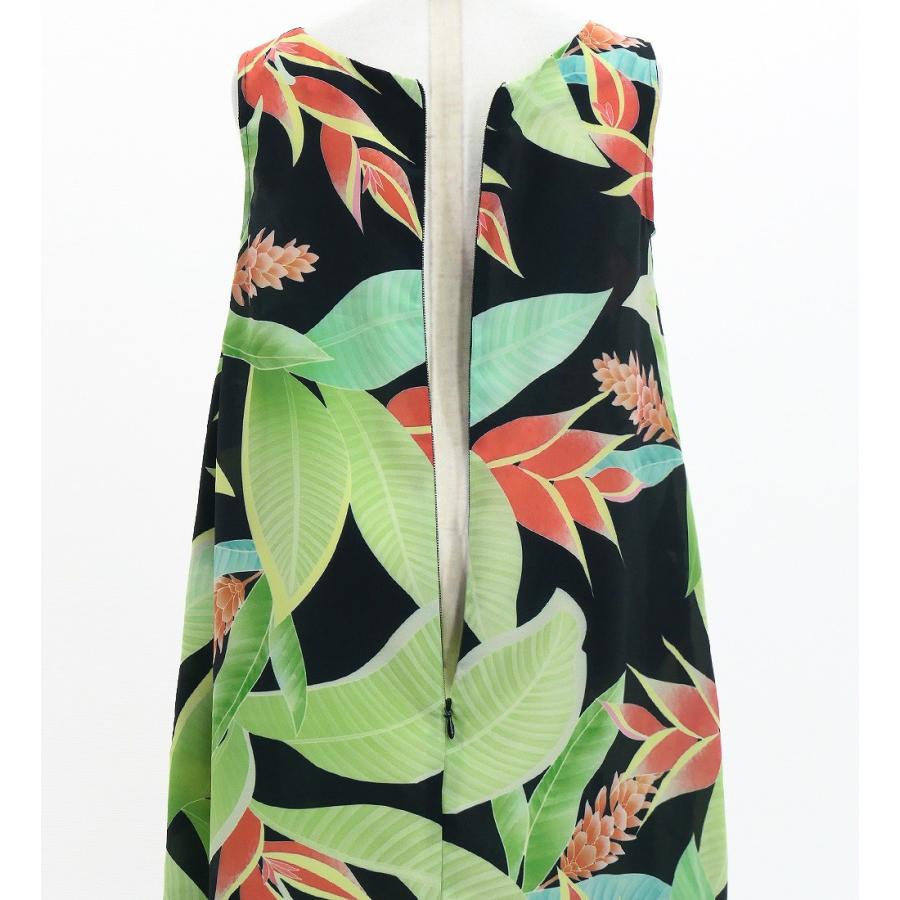 フラドレス ケイキ [120・140] コシボ ノースリーブドレス  ロング丈 ヘリコニア ブラック Jp180-4 |  | 06