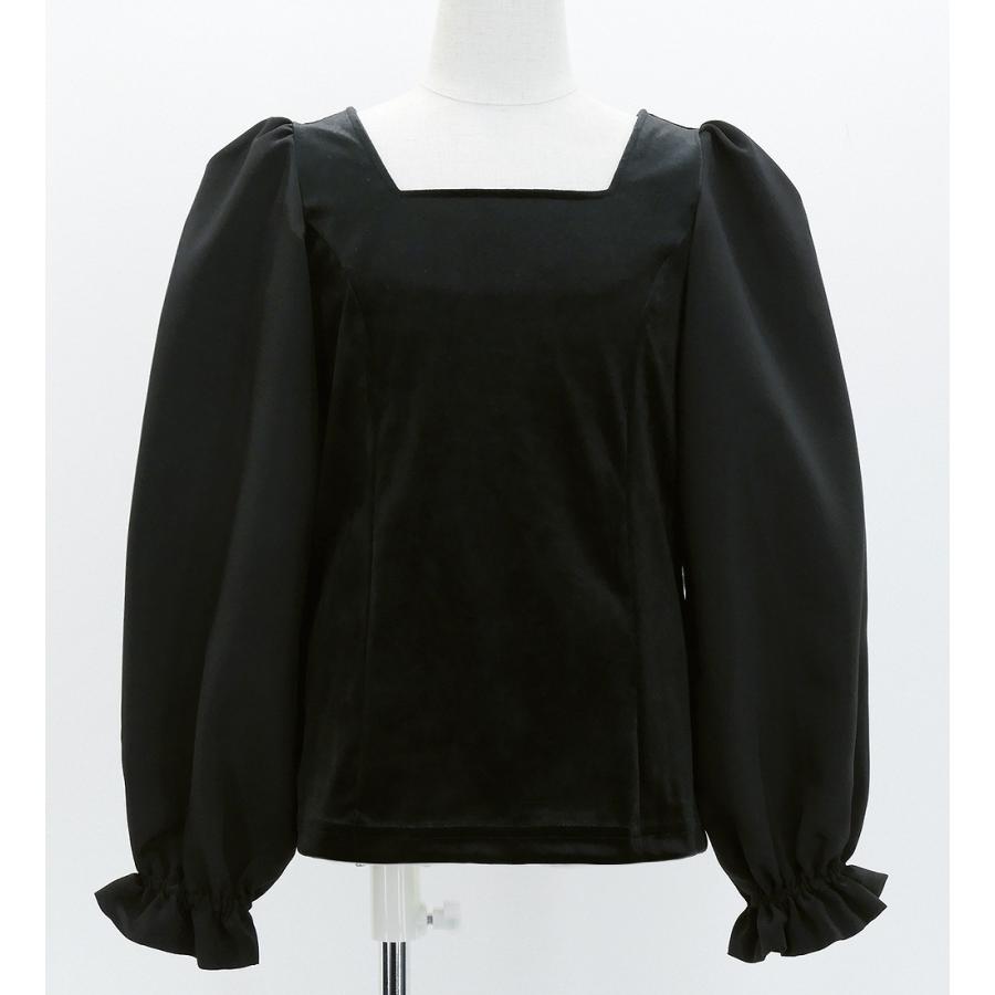 キッズ フラメンコ 選べる襟ぐり ロングスリーブブラウス ブラック 120・140サイズ Jp182bk |  | 02