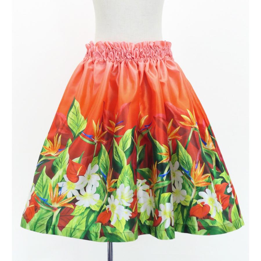 フラダンス ケイキ シャンタン パウスカート ハワイアンフラワー＆リーフ Jp192-1 |  | 04