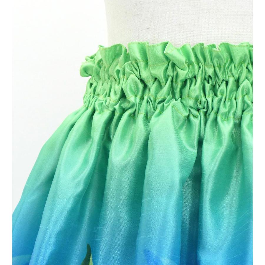 フラダンス ケイキ シャンタン パウスカート ハワイアンフラワー＆リーフ Jp192-6 |  | 05