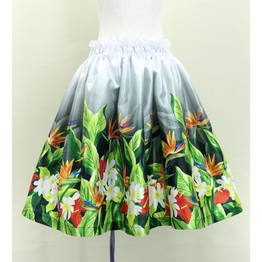 フラダンス ケイキ シャンタン パウスカート ハワイアンフラワー＆リーフ Jp192-8 |  | 04