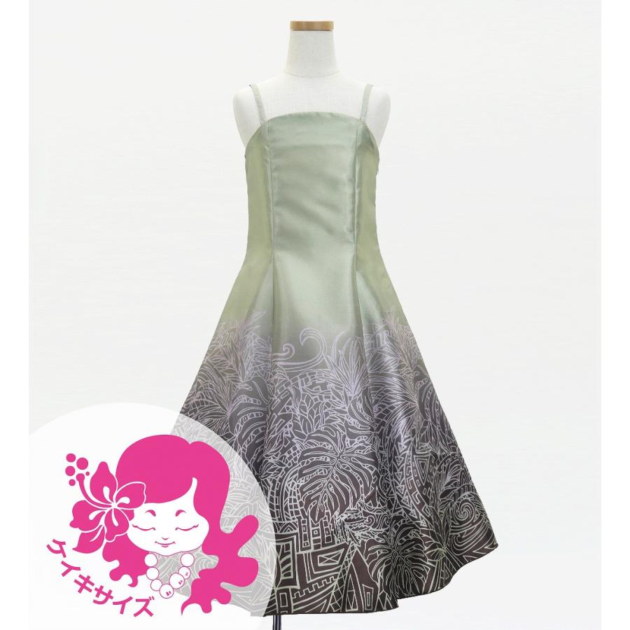 フラドレス ケイキ [120・140]ミディ丈 モンステラ×カヒコ Jp194-3 | 
